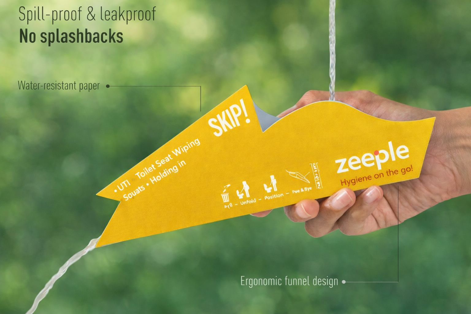 Disposable Female Urination Funnel – Stand & Pee Device for Women | Hygienic Toilet Solution